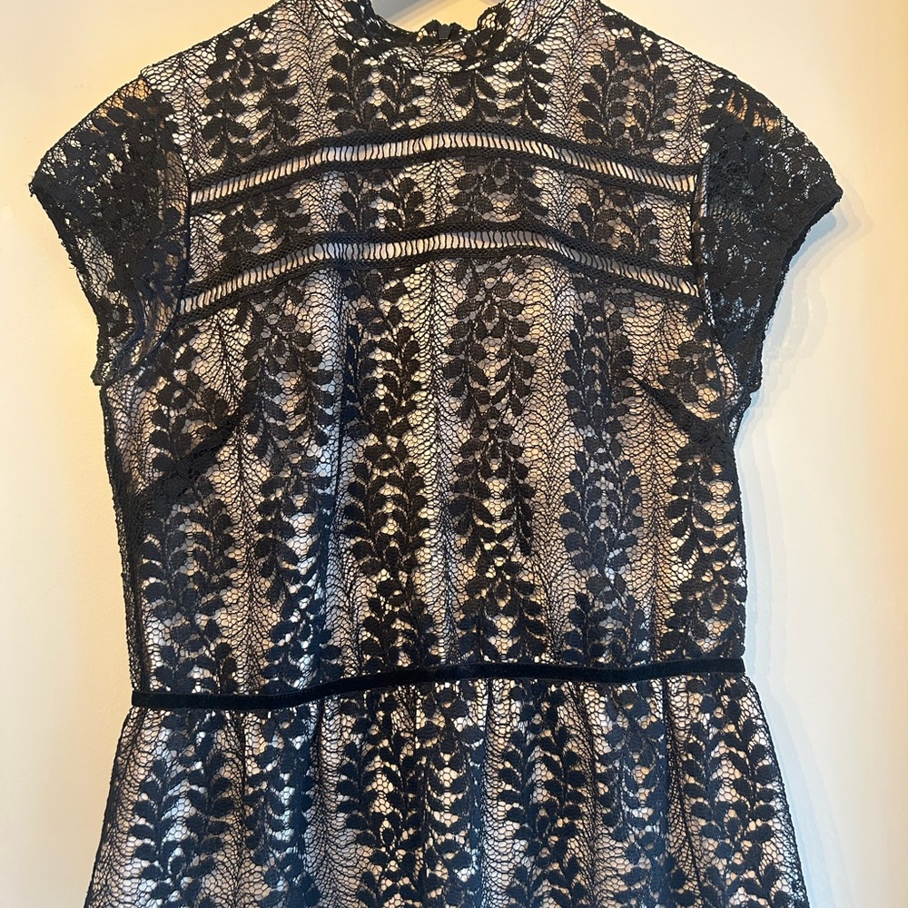Tristan Black Lace Sweater